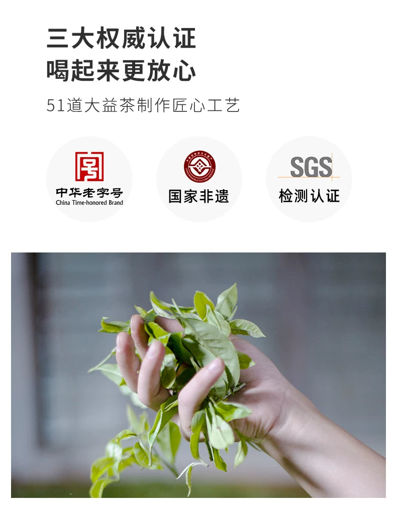 Little Green - Xinhui Qing Gan Ripe Puerh 110g | 10pcs Canned | Stove Boil Friendly