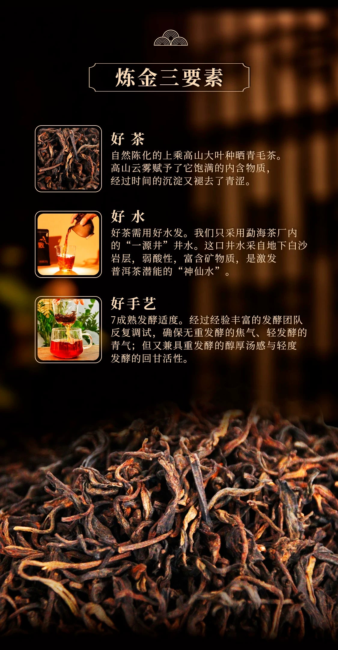 Black Gold | Dayi Menghai Shou Puerh Loose Leaf · 160g